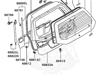 Mitsubishi - Legnum VR-4 - EC5W - 2001 - LYGF3 - 6A13