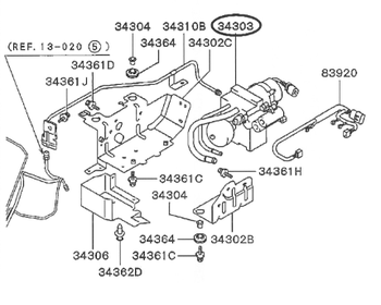 Mitsubishi - Hydraulic Unit Diff Control