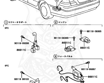 Toyota - Celsior - UCF30 - 2003 - B TYPE - Automatic - 3UZFE