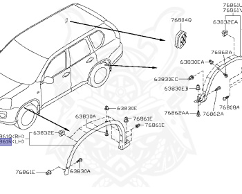 Nissan - X-Trail - T31 - 2007 - SEDAN - WAGON(W) - 4 WHEEL DRIVE(4WD) - CVT(CVT) - MR20DE