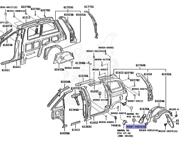 Toyota - Estima - TCR21W - 1993 - STANDARD TYPE - WAGON - Automatic - 2TZFE