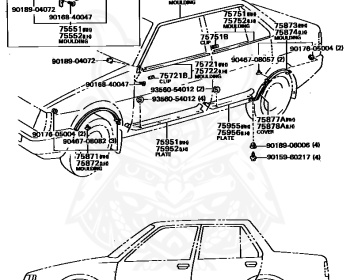 Toyota - Corolla - EE80 - 1987 - DX TYPE - 4-DOOR - Automatic - 2ELU