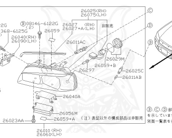 Nissan - Skyline - R34 25GT - ENR34 - 2000 - GT-V - 2 door hard top (2K) - MANUAL TRANS 5-SPEED(MT.F5) - Hi-Cas 2-Link (HI.2WD) - RB25DE