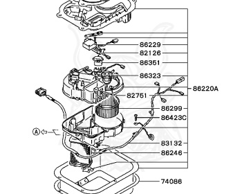 Mitsubishi - Pajero - V44WG - 1993 - RPF - 4D56