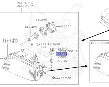 Nissan - Cima - FGY32 - 1996 - Type Limited L - SEDAN(S) - 2-link standard (2WD.STD) - AUTOMATIC-FLOOR SHIFT(AT.F4) - VH41DE