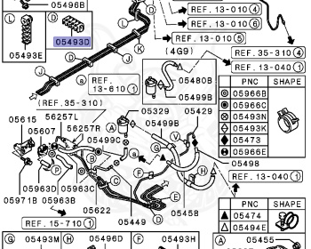 Mitsubishi - Lancer - CB1A - 1996 - SNH2 - 4G13