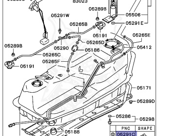 Mitsubishi - Delica - PD6W - 1995 - HSEUE5 - 6G72