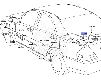 Toyota - Mark 2 - GX115 - 2001 - GRANDE TYPEGRANDE FOUR TYPE - SEDAN - Automatic - 1GFE