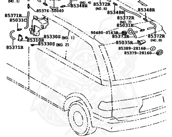Toyota - Estima - TCR20G - 1996 - X TYPE - Automatic - 2TZFE