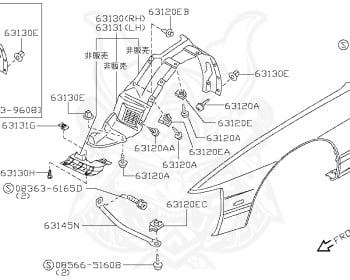 Genuine 180SX RS13 Exterior OEM parts supplied from Japan - Nengun