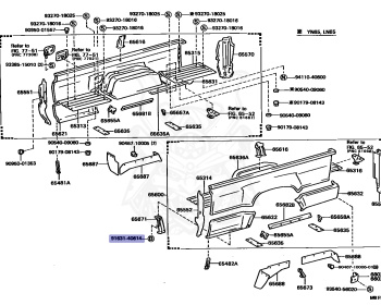 Toyota - Hilux - YN65 - 1984 - DLX TYPE - LOW DECK,PICKUP(STANDARD DECK 1-SIDE OPEN) - Manual - 3YJ