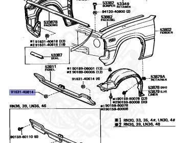 Toyota - Hilux - LN46 - 1981 - DLX TYPE - Manual - L