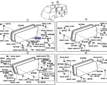 Toyota - Hiace - KZH100G - 2004 - SUPER CUSTOM MOON  ROOF TYPE - 4-DOOR - Automatic - 1KZTE