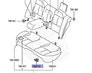 Mitsubishi - Galant VR-4 - EC5A - 2001 - SNGF3 - 6A13
