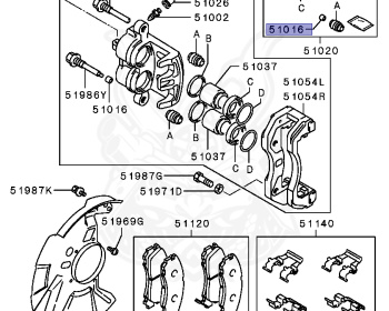 Mitsubishi - Delica - PE8W - 1999 - HSNUF9 - 4M40
