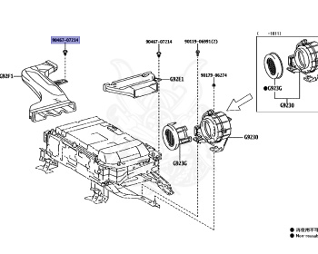 Toyota - Corolla - NKE165 - 2014 - HYBRID - 4-DOOR - Variator - 1NZFXE