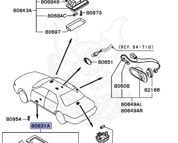 Mitsubishi - Diamante - F31A - 1994 - TRXA2 - 6G73