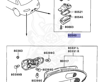 Mitsubishi - Lancer - CB2A - 1995 - SNHE2 - 4G15