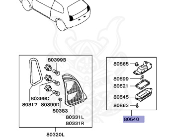 Mitsubishi - Mirage - CJ1A - 1995 - DRJE - 4G13
