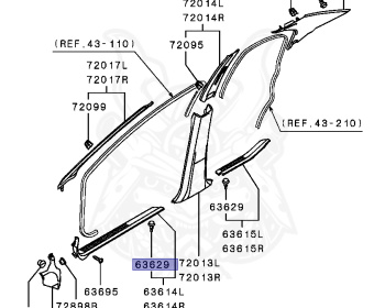 Mitsubishi - Galant VR-4 - EC5A - 2000 - SNGF3 - 6A13