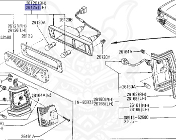Nissan - Datsun - 720 - 1979 - DELUXE TYPE - Guard Truck (TL) - 2 WHEEL DRIVE(2WD) - 4 SPEED T/M COLUMN SHIFT(R4) - J16S