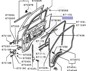 Genuine Minicab Truck U42T Exterior OEM parts supplied from Japan