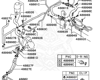 Mitsubishi - Legnum VR-4 - EC5W - 1998 - LYGF - 6A13