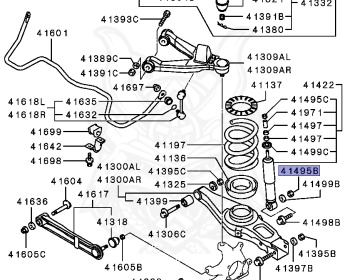 Mitsubishi - Pajero - V68W - 1999 - MRHF - 4M41