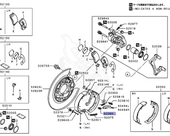 Mitsubishi - RVR - GA3W - 2010 - XTHHZ - 4B10