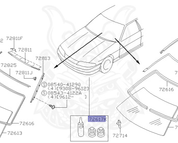 Nissan - Skyline - R33 GTS-t - ECR33 - 1995 - GTS25T/M - 2 door hard top (2K) - 2 WHEEL DRIVE(2WD) - MANUAL TRANS 5-SPEED(MT.F5) - HICAS - RB25DET