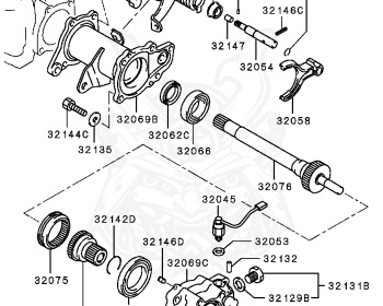 Mitsubishi - Pajero Jr - H57A - 1995 - MKXE - 4A31