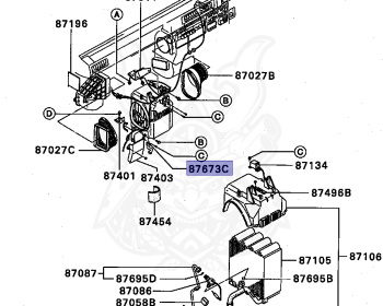 Mitsubishi - Delica Van - P25W - 1987 - SNXT - 4D56