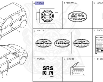 Nissan - Note - E11 - 2012 - 16X - WAGON(W) - 2 WHEEL DRIVE(2WD) - MANUAL TRANSMISSION(MT) - HR16DE