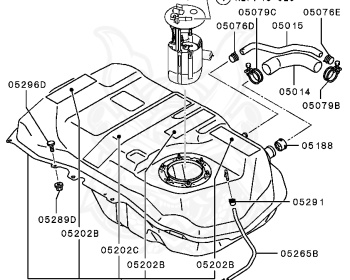 Mitsubishi - Outlander - CW4W - 2005 - XTXH5 - 4B11