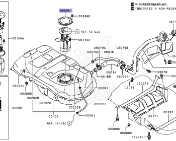 Mitsubishi - RVR - GA4W - 2011 - XTLX - 4J10