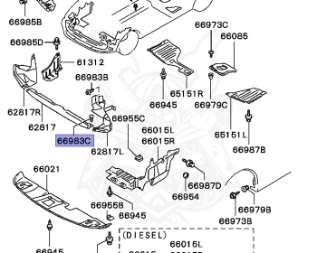 Mitsubishi - Lancer - CB6A - 1992 - PNPM - 6A10