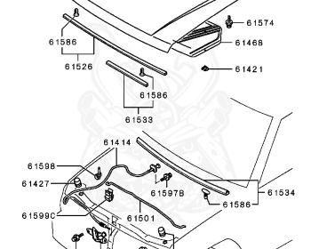 Mitsubishi - Pajero Jr - H57A - 1998 - MKXE5 - 4A31