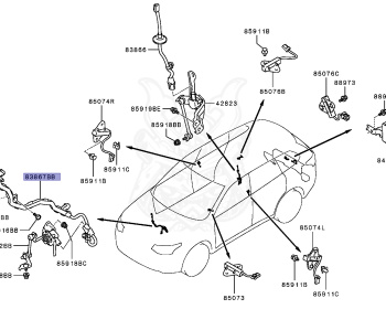 Mitsubishi - Outlander - GF7W - 2018 - XTXX9 - 4J11