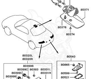 Mitsubishi - FTO - DE3A - 1994 - HNFH - 6A12