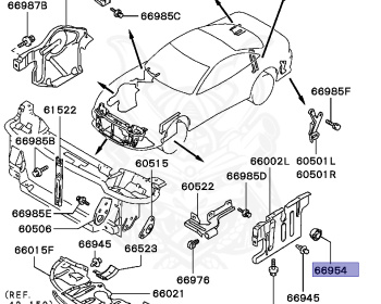 Mitsubishi - GTO - Z15A - 1994 - MJGF - 6G72