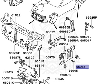 Mitsubishi - GTO - Z16A - 1999 - MJGF - 6G72