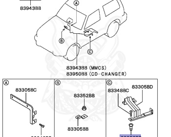 Mitsubishi - Pajero - V43W - 1991 - GRXE - 6G72
