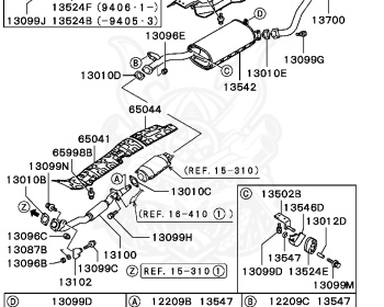 Mitsubishi - Delica Space Gear - PD4W - 1996 - HSEHE - 4G64