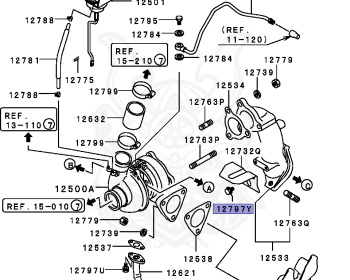 Mitsubishi - Delica Star Wagon - P35W - 1998 - HSNXT7 - 4D56