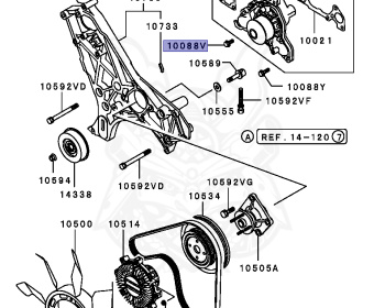 Mitsubishi - Pajero Evolution - V55W - 1998 - GYXH - 6G74
