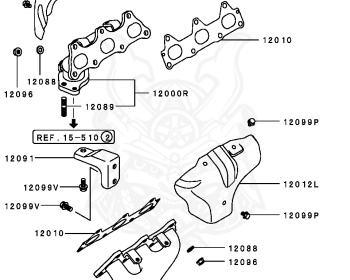 Mitsubishi - Legnum VR-4 - EC5W - 1997 - LNGF3 - 6A13