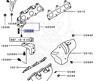 Mitsubishi - Legnum VR-4 - EC5W - 1998 - LNGF3 - 6A13