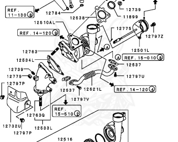 Mitsubishi - Legnum VR-4 - EC5W - 1998 - LNGF3 - 6A13