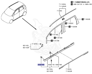 Mitsubishi - EK Wagon - B11W - 2013 - LTHF - 3B20