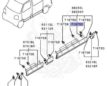 Mitsubishi - Town Box - U62W - 1999 - HLNGF - 3G83